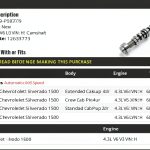 Chevrolet Silverado 1500 Camshaft Replacement-0