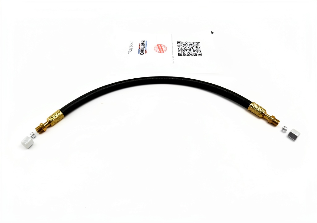 Installing Flexible AC Line Splice Auto Cooling Rubber 24in on a wooden workbench