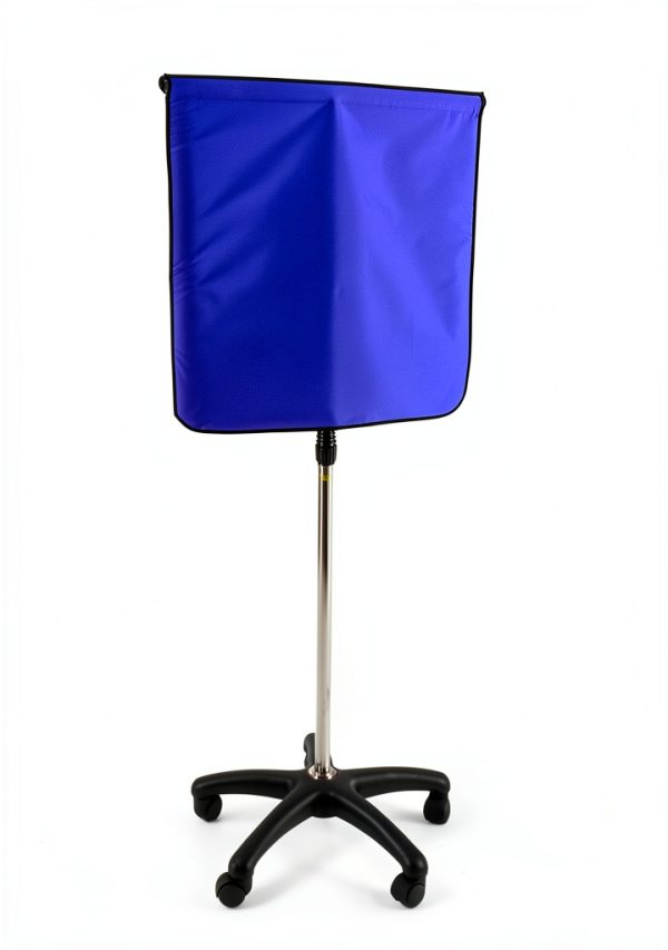 FixtureDisplays Porta Shield Radiation Shield 28.5‑54.5" Blue-1