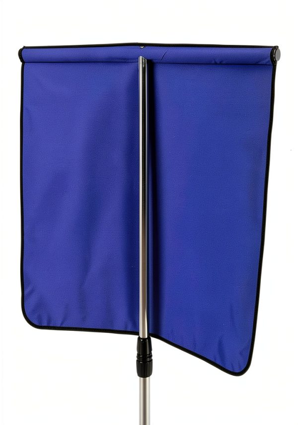FixtureDisplays Porta Shield Radiation Shield 28.5‑54.5" Blue-3