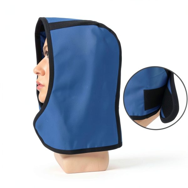 Lead caps Faruijie X-Ray Hat with Thyroid Shield 0.5 mmpb for Adults-2