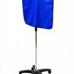 FixtureDisplays Porta Shield Radiation Shield 28.5‑54.5" Blue-0