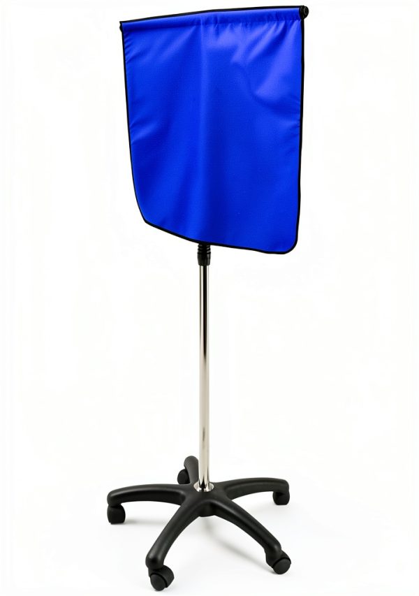 FixtureDisplays Porta Shield Radiation Shield 28.5‑54.5" Blue-0