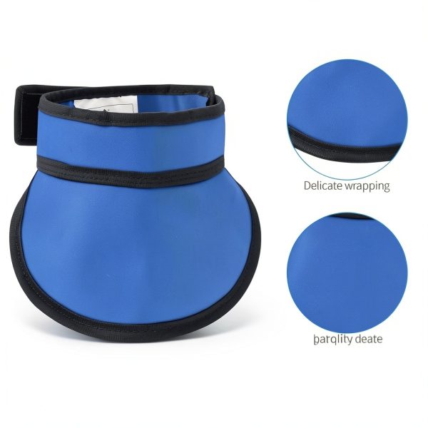 Dental Lead Thyroid Shield Collar LVCHEN 0.5mmPb Blue Unisex-4