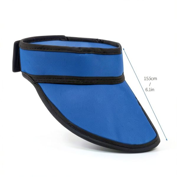 Dental Lead Thyroid Shield Collar LVCHEN 0.5mmPb Blue Unisex-5