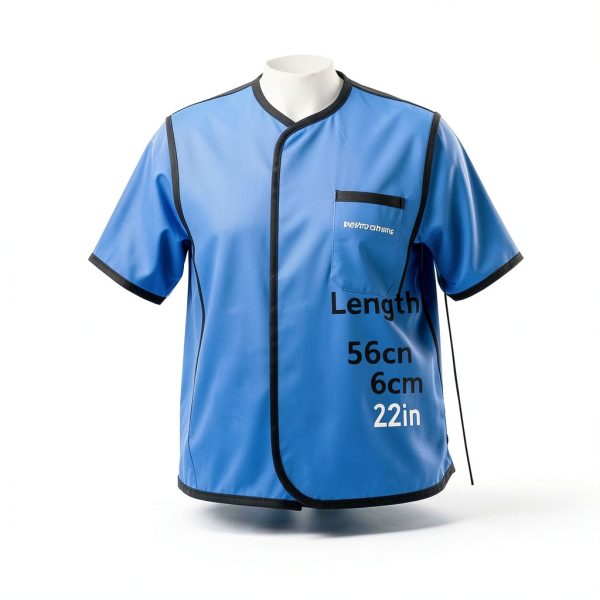 Xray Lead Vest Skirt Radiation Protection Dental Apron Large Blue-2