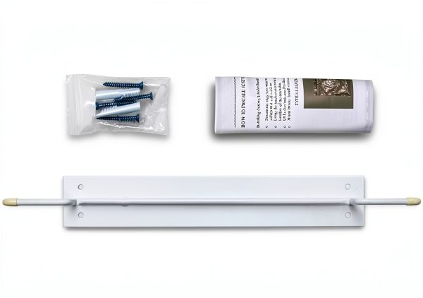 Palmero X-Ray Apron Hanger White-Coated Steel 15 in x 2 in PLM-28-2