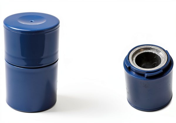 Lead Pig Generic Radioactive Storage Container - Lockable Blue Small-3