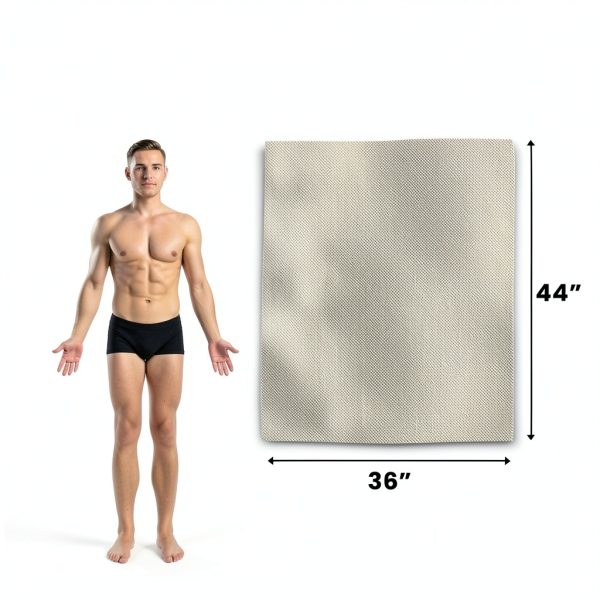 Faraday Fabric Kit ATMOSURE 44x36 Copper Nickel EMF Blocker DIY-6