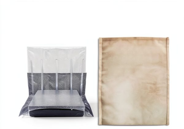Large Wifi Router Cover Arilaca EMF Shield 60dB Case 13.8x15.7in-4