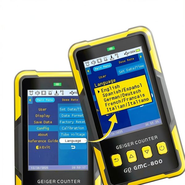 Nuclear Radiation Detector GQ Portable Dosimeter with LCD-3