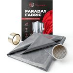 Faraday Fabric Kit ATMOSURE 44x36 Copper Nickel EMF Blocker DIY-0